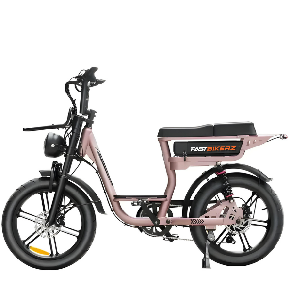 Fatbike V20 Comfort Rose Goud | Elektrische Fatbike met Hydraulische Remmen