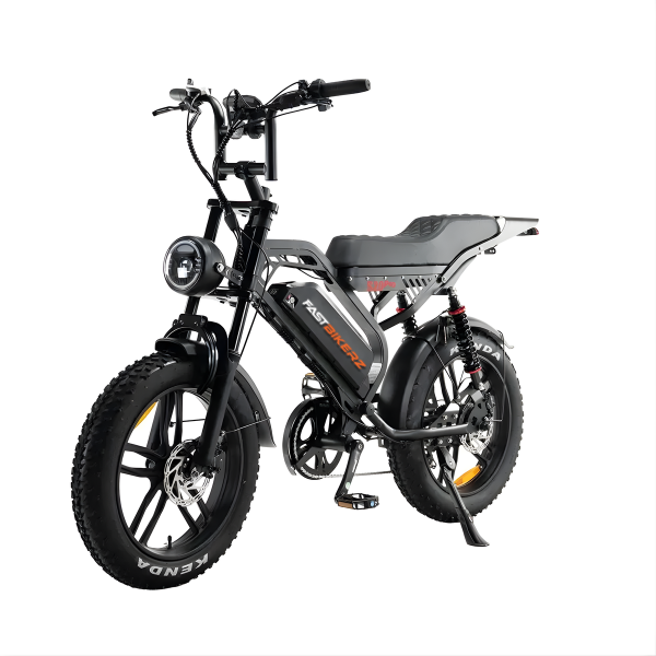 Fatbike COMBIDEAL - FastBikerz S20 PRO Zwart + Achterzitje + Voetsteuntjes + Voorslot + Slot + Telefoonhouder