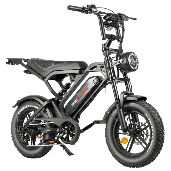 V20 Mini Fatbike - Zwart - Hydraulische Remmen