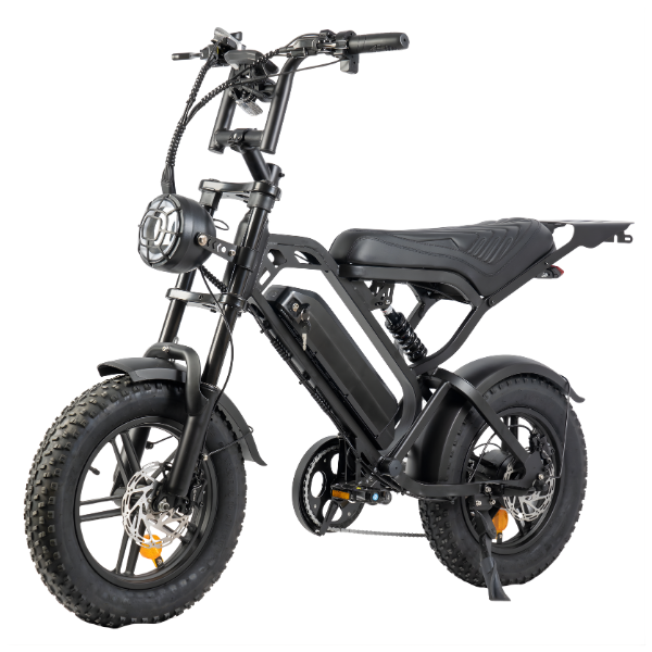 V20 Mini Fatbike - Zwart - Hydraulische Remmen
