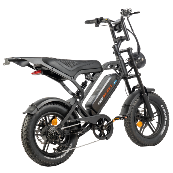 V20 Mini Fatbike - Zwart - Hydraulische Remmen