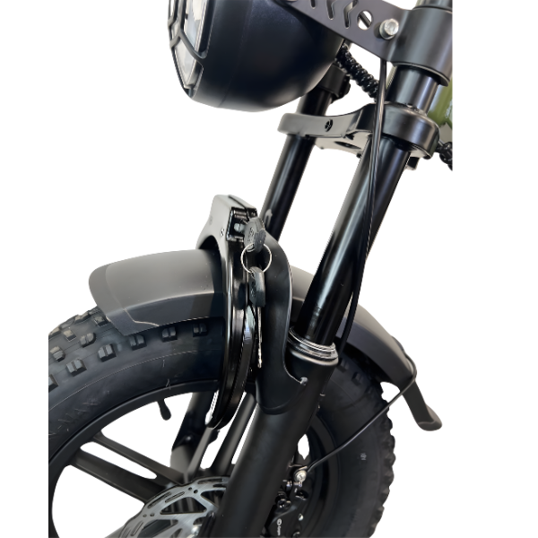 V20 Mini Fatbike - Zwart - Hydraulische Remmen