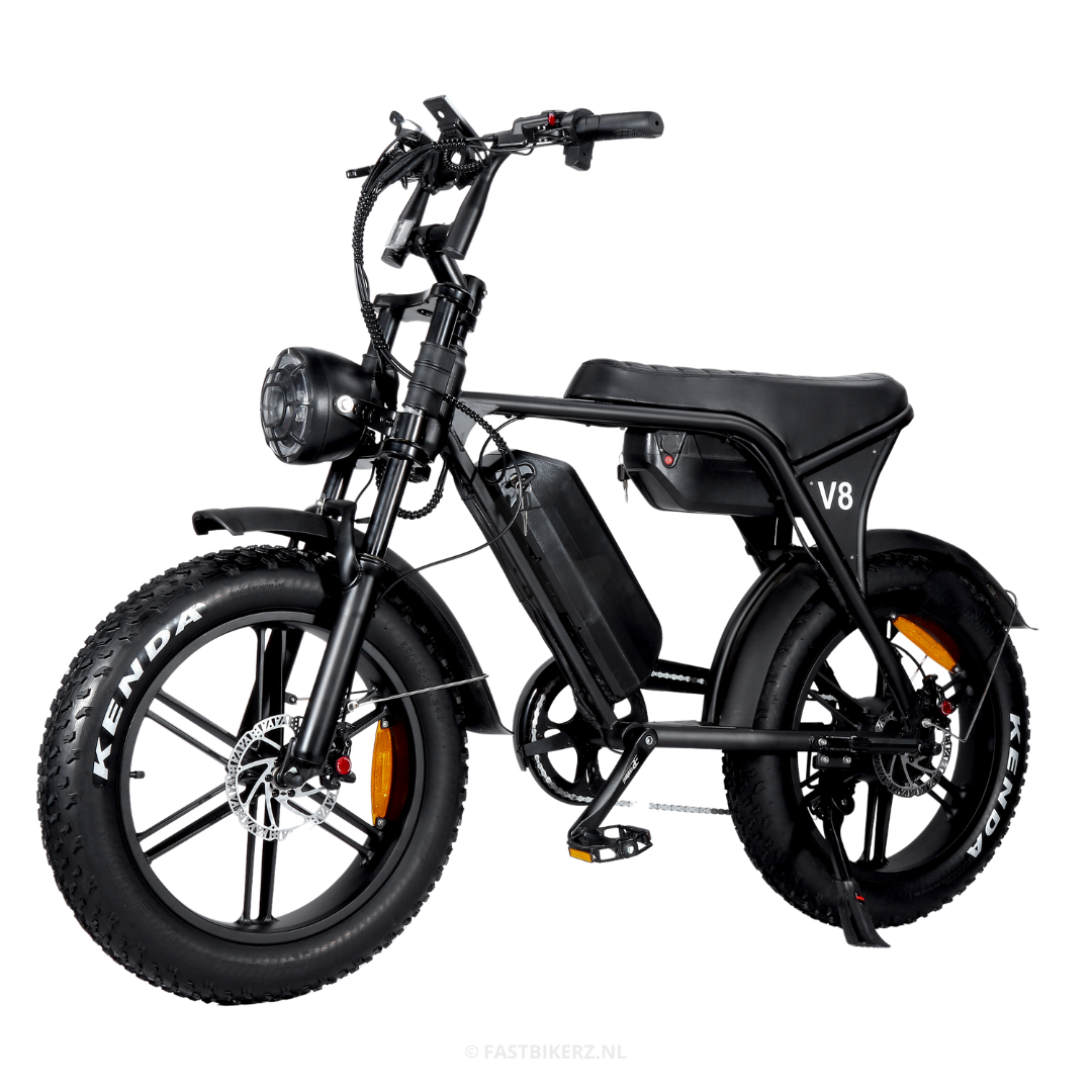 Fatbike - Ouxi V8 Max 4.0 (dubbele accu) - Zwart